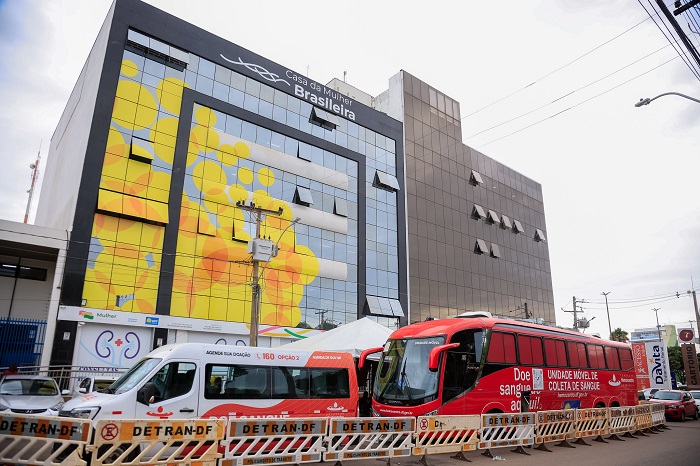Hemocentro promove, nesta quinta (5), coleta externa na Casa da Mulher Brasileira de Ceilândia